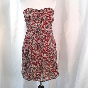 Mango Casual Strapless Dress